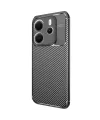 Xiaomi Redmi Note 14 4G Kılıf Auto Focus Karbon Kapak - Siyah
