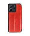 Xiaomi Redmi Note 14 4g Kılıf Flip Cover - Kırmızı