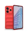 Xiaomi Redmi Note 14 4g Kılıf Optimum Silikon - Kırmızı
