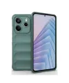 Xiaomi Redmi Note 14 4g Kılıf Optimum Silikon - Koyu Yeşil