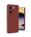 Xiaomi Redmi Note 14 4g Kılıf Viera Silikon - Bordo