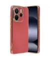 Xiaomi Redmi Note 14 4g Kılıf Volet Silikon - Kırmızı