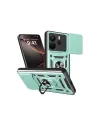 Xiaomi Redmi Note 14 4g Pars Lens Yüzüklü Silikon - Yeşil
