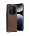 Xiaomi Redmi Note 14 Pro 4G Kılıf Aras Deri Kapak - Taba
