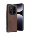 Xiaomi Redmi Note 14 Pro 4g Kılıf Aras Deri Kapak - Taba