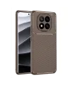 Xiaomi Redmi Note 14 Pro 4g Kılıf Auto Focus Karbon Kapak - Gri
