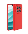 Xiaomi Redmi Note 14 Pro 4g Kılıf First Silikon - Kırmızı