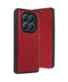 Xiaomi Redmi Note 14 Pro 4g Kılıf Flip Cover - Kırmızı