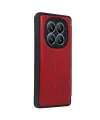 Xiaomi Redmi Note 14 Pro 4g Kılıf Flip Cover - Kırmızı