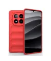 Xiaomi Redmi Note 14 Pro 4g Kılıf Optimum Silikon - Kırmızı