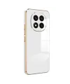 Xiaomi Redmi Note 14 Pro 4G Kılıf Volet Silikon - Beyaz