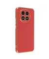 Xiaomi Redmi Note 14 Pro 4g Kılıf Volet Silikon - Kırmızı