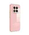 Xiaomi Redmi Note 14 Pro 4g Kılıf Volet Silikon - Pembe