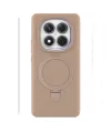 Xiaomi Redmi Note 14 Pro 4g Regal Magsafe Standlı Kapak - Çöl Titanyum