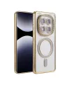 Xiaomi Redmi Note 14 Pro 5g Joke Simli Magneticsafe Kılıf - Gold
