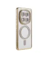 Xiaomi Redmi Note 14 Pro 5g Joke Simli Magneticsafe Kılıf - Gold
