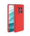Xiaomi Redmi Note 14 Pro 5G Kılıf First Silikon - Kırmızı