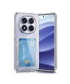 Xiaomi Redmi Note 14 Pro 5g Kılıf Kart Şeffaf Silikon - Şeffaf