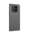 Xiaomi Redmi Note 14 Pro Plus Kılıf Auto Focus Karbon Kapak - Gri