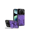 Xiaomi Redmi Note 14 Pro Plus Kılıf Joy Lens Standlı Kapak - Mor