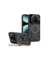 Xiaomi Redmi Note 14 Pro Plus Kılıf Joy Lens Standlı Kapak - Siyah