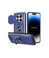 Xiaomi Redmi Note 14 Pro Plus Kılıf Pars Lens Yüzüklü Silikon - Lacivert