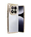 Xiaomi Redmi Note 14 Pro Plus Kılıf Razer Lensli Silikon - Gold