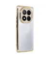 Xiaomi Redmi Note 14 Pro Plus Kılıf Razer Lensli Silikon - Gold