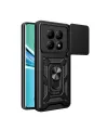Xiaomi Redmi Note 15 4g Pars Lens Yüzüklü Silikon - Siyah