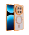 Xiaomi Redmi Note 15 Pro 5g Joke Simli Magneticsafe Kılıf - Turuncu