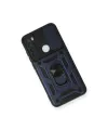 Xiaomi Redmi Note 8 Kılıf Pars Lens Yüzüklü Silikon - Lacivert