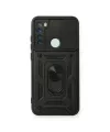Xiaomi Redmi Note 8 Kılıf Pars Lens Yüzüklü Silikon - Siyah