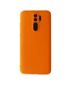 Xiaomi Redmi Note 8 Pro Kılıf First Silikon - Turuncu
