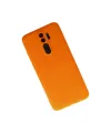 Xiaomi Redmi Note 8 Pro Kılıf First Silikon - Turuncu