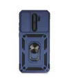 Xiaomi Redmi Note 8 Pro Kılıf Pars Lens Yüzüklü Silikon - Lacivert