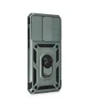 Xiaomi Redmi Note 8 Pro Kılıf Pars Lens Yüzüklü Silikon - Yeşil