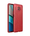 Xiaomi Redmi Note 9 5G Kılıf Auto Focus Kapak - Kırmızı