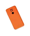 Xiaomi Redmi Note 9 Kılıf Nano İçi Kadife Silikon - Turuncu