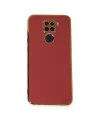 Xiaomi Redmi Note 9 Kılıf Volet Silikon - Kırmızı