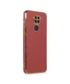Xiaomi Redmi Note 9 Kılıf Volet Silikon - Kırmızı