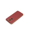 Xiaomi Redmi Note 9 Kılıf Volet Silikon - Kırmızı