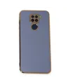 Xiaomi Redmi Note 9 Kılıf Volet Silikon - Mavi