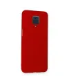 Xiaomi Redmi Note 9 Pro Kılıf Nano İçi Kadife Silikon - Kırmızı