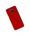 Xiaomi Redmi Note 9 Pro Kılıf Nano İçi Kadife Silikon - Kırmızı