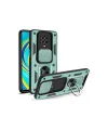 Xiaomi Redmi Note 9 Pro Kılıf Pars Lens Yüzüklü Silikon - Yeşil