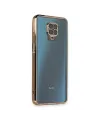 Xiaomi Redmi Note 9 Pro Kılıf Razer Lensli Silikon - Gold