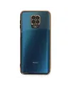 Xiaomi Redmi Note 9 Pro Kılıf Razer Lensli Silikon - Gold