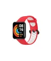 Xiaomi Redmi Watch 2 Spor Delikli Kordon (saat Değildir) - Kırmızı-beyaz