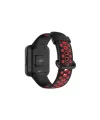 Xiaomi Redmi Watch 2 Spor Delikli Kordon (saat Değildir) - Siyah-kırmızı