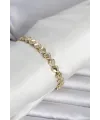 Xuping Kalp Model Gold Renk Kadın Bileklik